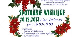 Zaproszenie na Spotkanie Wigilijne
